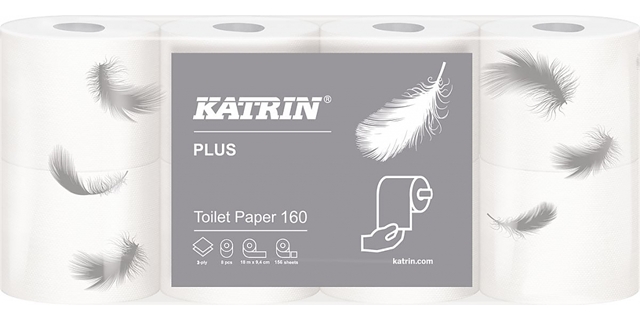 KATRIN PLUS TOILET 160 toaletní papír 2-V 11296                                                                                                                                                                                                           