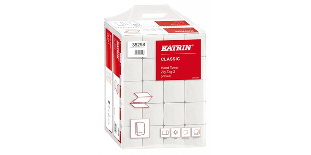 KATRIN CLASSIC ručníky Z-Z bílé 2V 4000ks HP 35298                                                                                                                                                                                                        