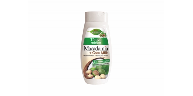 BIO MACADAMIA + COCO MILK tělové mléko 400ml                                                                                                                                                                                                              