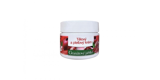 BIO GRANÁTOVÉ JABLKO tělový a pleťový krém 260ml                                                                                                                                                                                                          