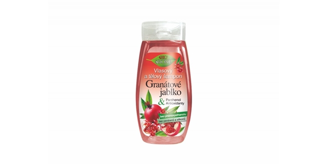 BIO GRANÁTOVÉ JABLKO vlasový a tělový šampon 260ml                                                                                                                                                                                                        