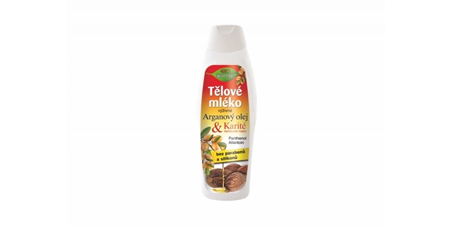 BIO ARGANOVÝ OLEJ + KARITÉ tělové mléko 500ml                                                                                                                                                                                                             