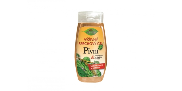 BIO PIVNÍ výživný sprchový gel + chmelový extrakt 260ml                                                                                                                                                                                                   