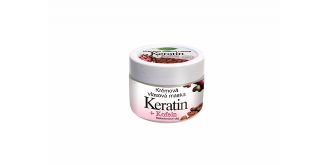 BIO KERATIN + KOFEIN krémová vlasová maska 260ml                                                                                                                                                                                                          