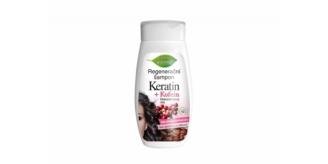 BIO KERATIN + KOFEIN regenerační šampon 260ml                                                                                                                                                                                                             