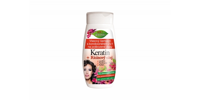 BIO KERATIN + RICINOVÝ OLEJ šampon 2v1 260ml                                                                                                                                                                                                              