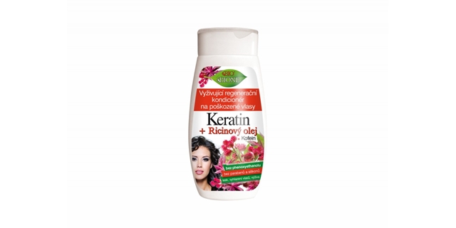 BIO KERATIN + RICINOVÝ OLEJ kondicionér 260ml                                                                                                                                                                                                             