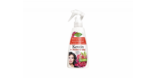 BIO KERATIN + RICINOVÝ OLEJ bezoplachový kondicionér 260ml                                                                                                                                                                                                