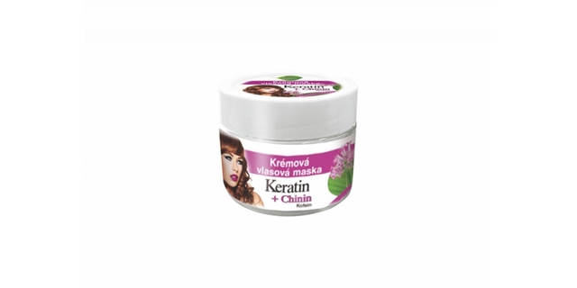 BIO KERATIN + CHININ krémová vlasová maska 260ml                                                                                                                                                                                                          