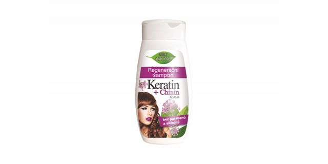 BIO KERATIN + CHININ regenerační šampon 260ml                                                                                                                                                                                                             