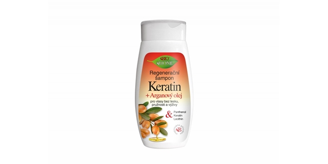 BIO KERATIN + ARGAN. OLEJ regenerační šampon 260ml                                                                                                                                                                                                        