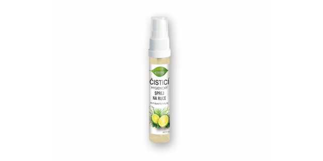 BIO čistící sprej na ruce antibakteriální LEMONGRASS 27ml                                                                                                                                                                                                 