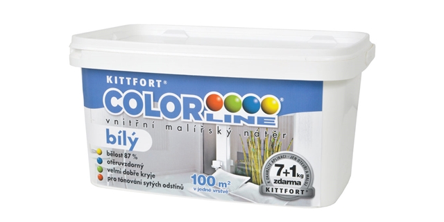 Colorline bílý malířský nátěr 7+1 kg                                                                                                                                                                                                                      