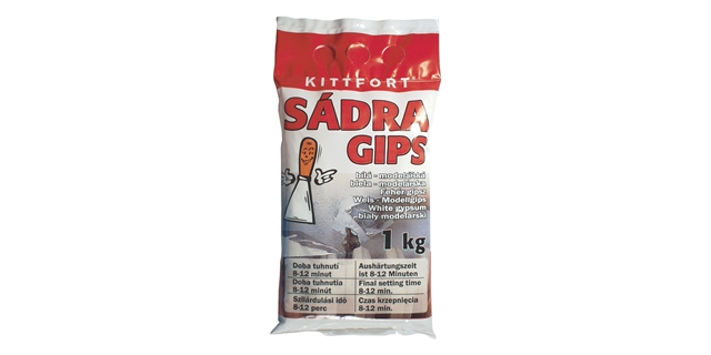 Sádra bílá 3kg modelářská                                                                                                                                                                                                                                 