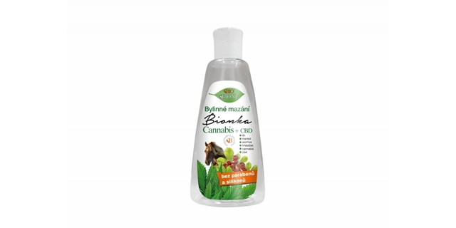 BIO BIONKA bylinné lihové mazání CBD - TOP NOVINKA! 200ml                                                                                                                                                                                                 