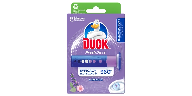 Duck Fresh Discs - čistič WC Levandule 36 ml                                                                                                                                                                                                              