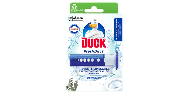 Duck Fresh Discs - čistič WC Active Eucalyptus 36 ml                                                                                                                                                                                                      