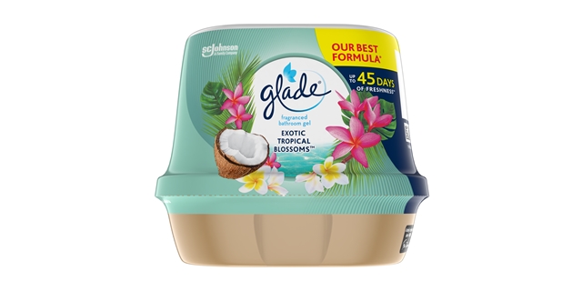 Glade vonný gel - Exotic Tropical Blossoms - NOVINKA 180g                                                                                                                                                                                                 