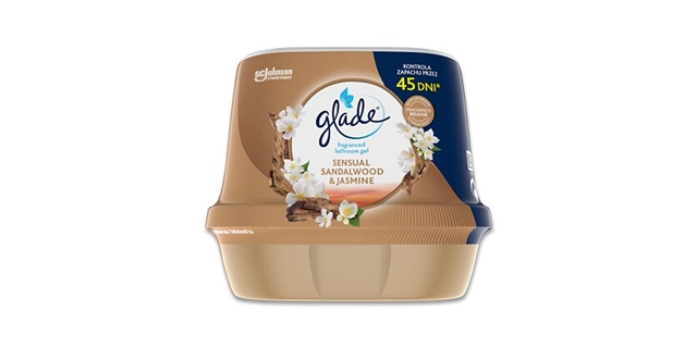 Glade vonný gel do koupelny - Sensual Sandalwood & Jasmine 180g                                                                                                                                                                                           