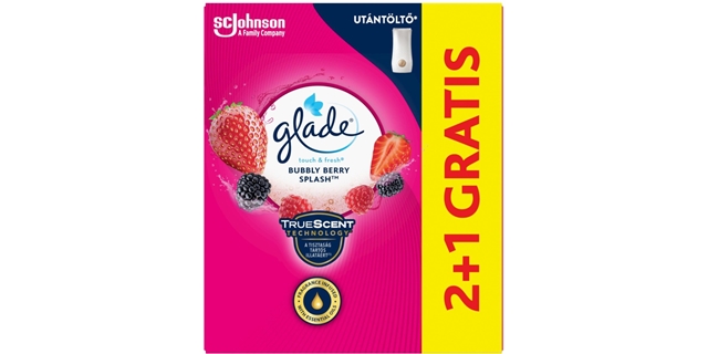 Glade Touch&Fresh náplň 2+1 Bubble Berry Splash 3 x 10 ml                                                                                                                                                                                                 