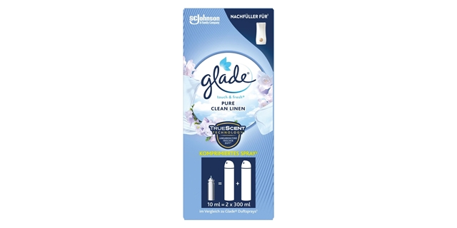 Glade Touch&Fresh Pure Clean Linen náplň 10 ml                                                                                                                                                                                                            