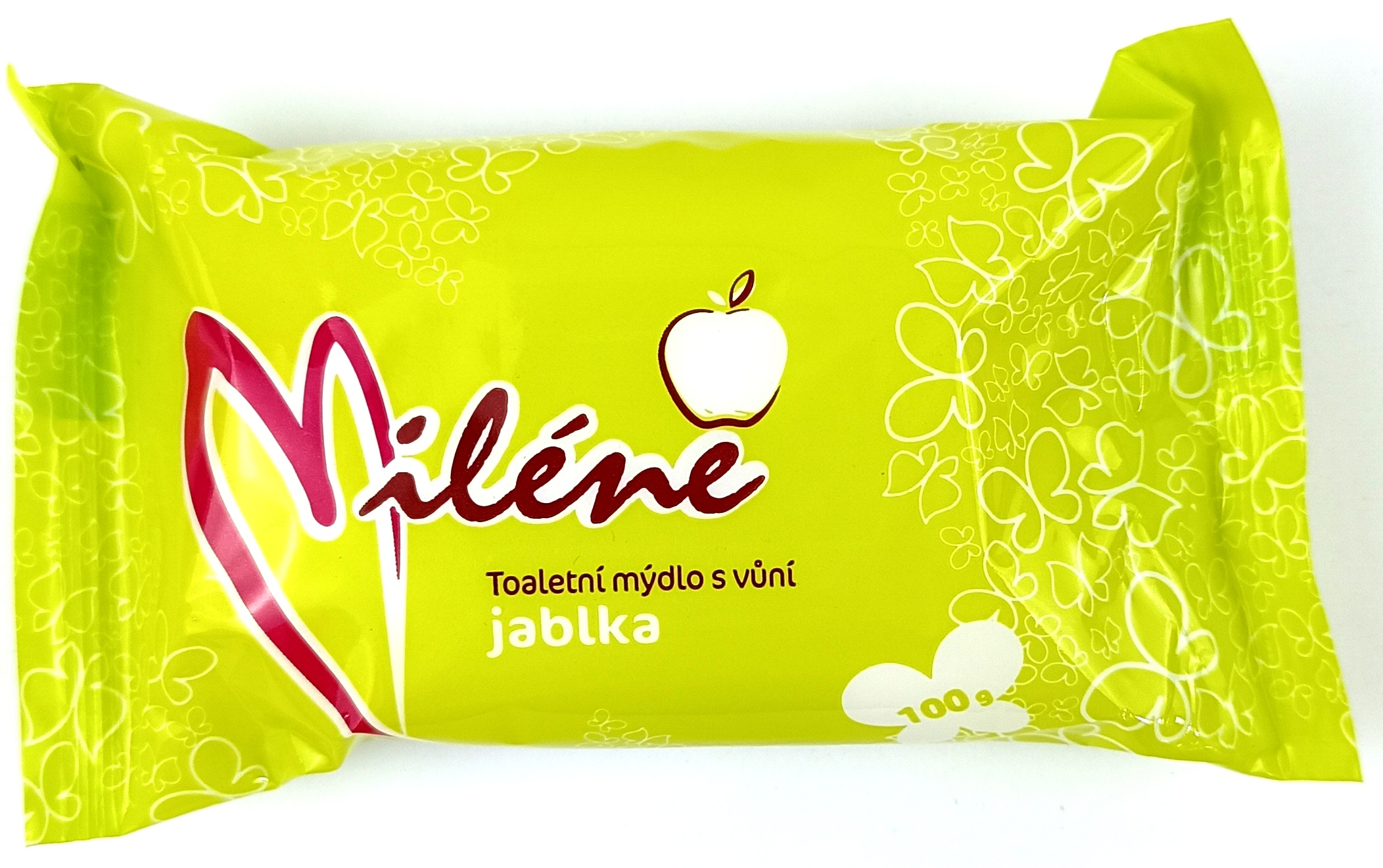 Toaletní mýdlo Miléne s vůní jablka ve fólii 100g                                                                                                                                                                                                         