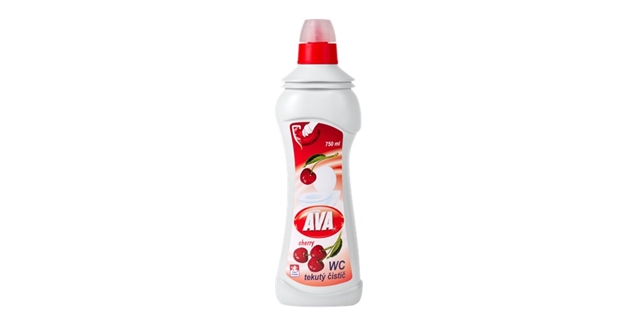 AVA tekutý čistič WC 750 ml cherry                                                                                                                                                                                                                        