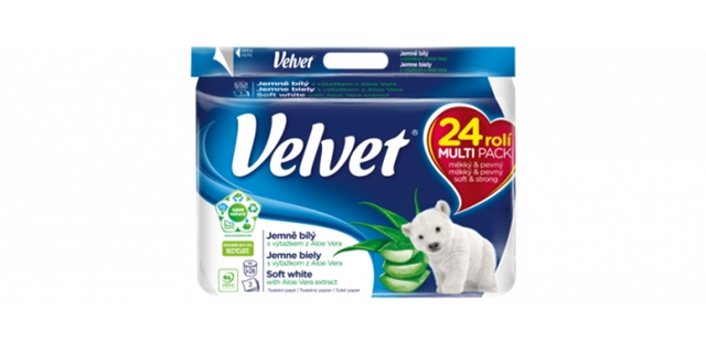 Toaletní papír čtyřvrstvý Velvet White 24x150                                                                                                                                                                                                             