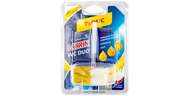 LARRIN WC DuoTropic závěs růž./bílý 40g                                                                                                                                                                                                                   