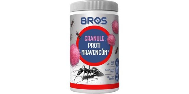 BROS – granule proti mravencům 60 g + 20%GRATIS                                                                                                                                                                                                           