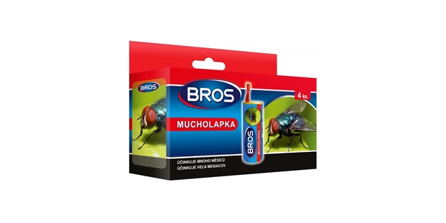 BROS – mucholapka 4 ks                                                                                                                                                                                                                                    