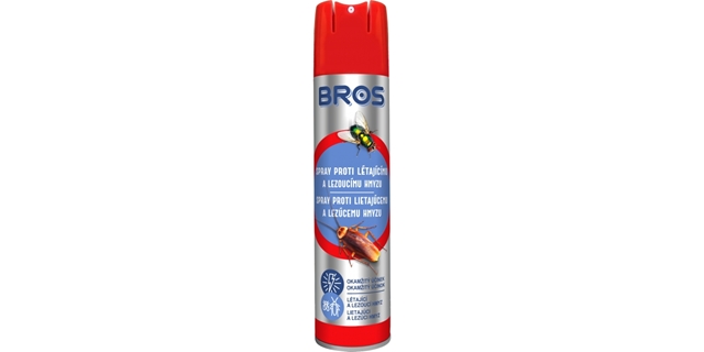 BROS – spray proti létajícímu a lezoucímu hmyzu 400ml                                                                                                                                                                                                     