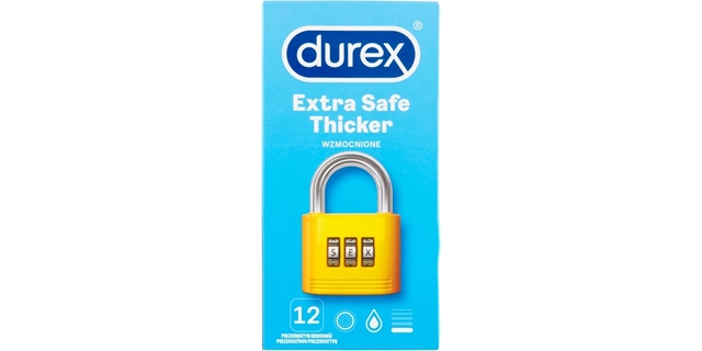 DUREX Extra Safe 12 pcs                                                                                                                                                                                                                                   