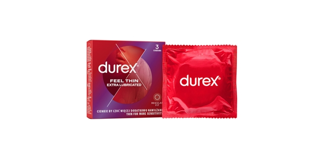 DUREX Feel Thin Extra Lubricated 3 pcs                                                                                                                                                                                                                    