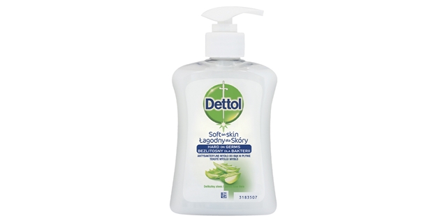 DETTOL Tekuté mýdlo Jemná aloe 250 ml                                                                                                                                                                                                                     