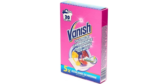 VANISH Color Protect 20 ks (40 praní)                                                                                                                                                                                                                     