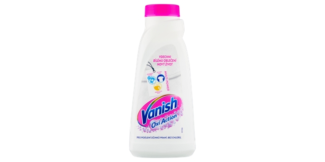 VANISH Oxi Action tekutý pro bělení a odstranění skvrn 0,5 l                                                                                                                                                                                              