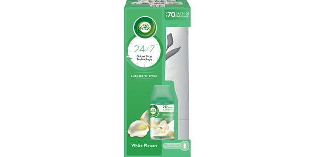 AIRWICK Freshmatic strojek a náplň Bílé květy 250 ml                                                                                                                                                                                                      