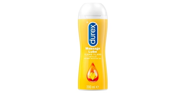 DUREX Intimní masážní gel 2v1 Ylang Ylang 200 ml                                                                                                                                                                                                          