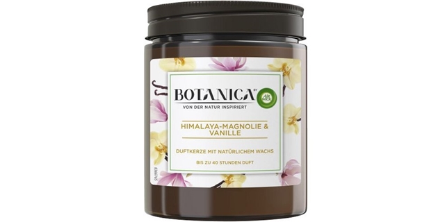 AIRWICK Botanica svíčka Vanilka a himalájská magnolie 205 g                                                                                                                                                                                               