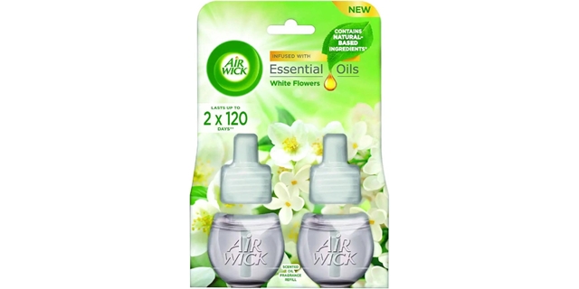 AIRWICK tekutá náplň do elektrického přístroje - Bílé květy DUO 2x19ml                                                                                                                                                                                    