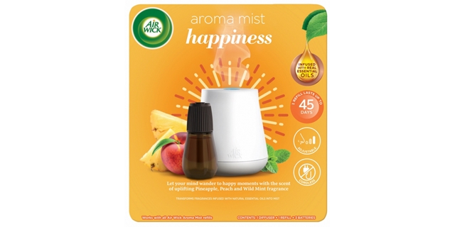 AIRWICK Aroma vaporizér strojek a náplň Šťastné chvilky 20 ml                                                                                                                                                                                             