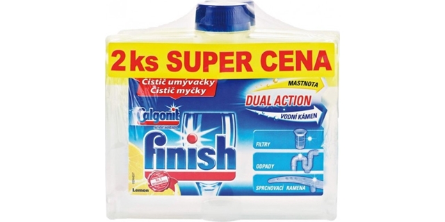 FINISH Čistič myčky Lemon 2x250 ml DUO                                                                                                                                                                                                                    