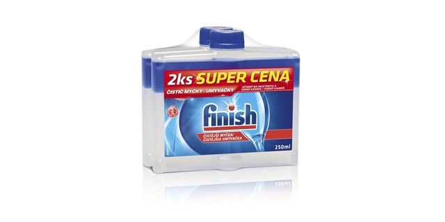 FINISH Čistič myčky 2x250 ml DUO                                                                                                                                                                                                                          