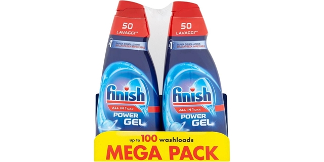 Finish Power gel do myčky nádobí 2x1000 ml                                                                                                                                                                                                                