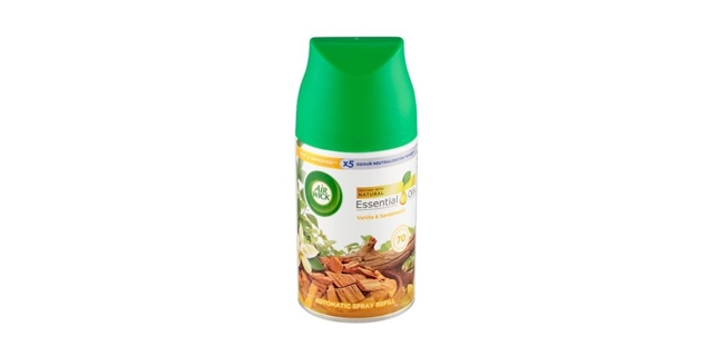 AIRWICK Freshmatic náplň Vanilka a santalové dřevo 250 ml                                                                                                                                                                                                 