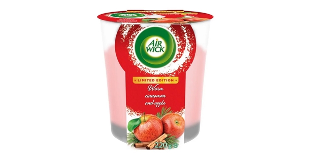 Air Wick svíčka - Jablko a skořice 220g                                                                                                                                                                                                                   