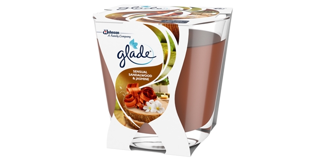 Glade Decor Candle Sensual Sandalwood & Jasmine 70g                                                                                                                                                                                                       