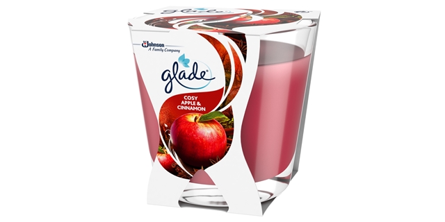 Glade Decor Candle Cosy Apple & Cinnamon                                                                                                                                                                                                                  